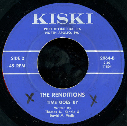 The Renditions (5) : That's When I Cried / Time Goes By (7")