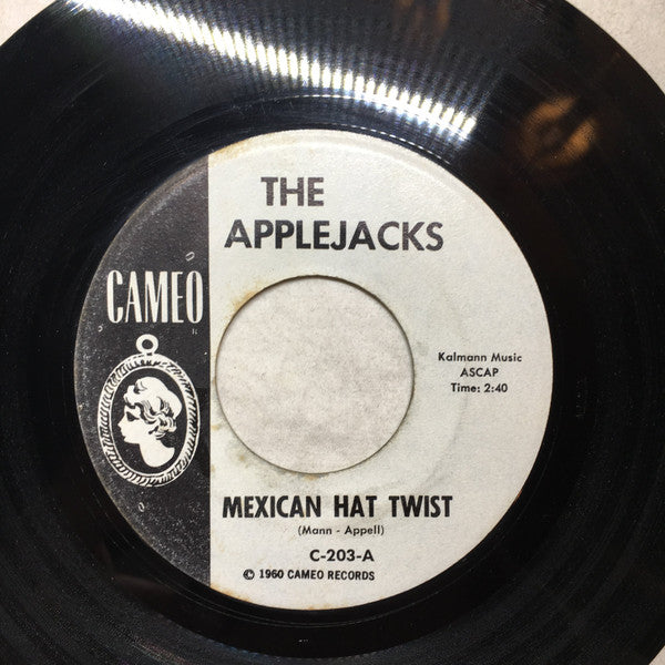 The Applejacks (2) : Mexican Hat Twist / Cherry Valley (7", Promo)