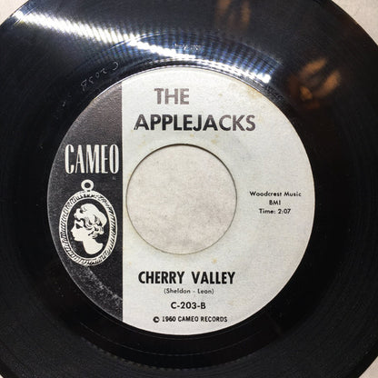 The Applejacks (2) : Mexican Hat Twist / Cherry Valley (7", Promo)