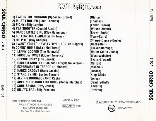 Various : Soul Cargo Vol.4 (CD, Comp, RM)