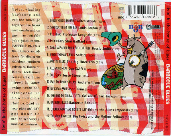 Various : Livin' In The House Of Blues - Barbecue Blues (CD, Comp)