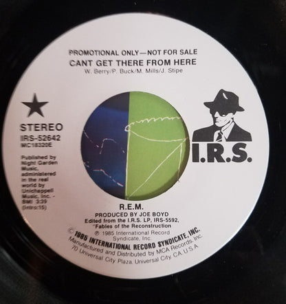 R.E.M. : Can't Get There From Here (7", Single, Promo, Pin)