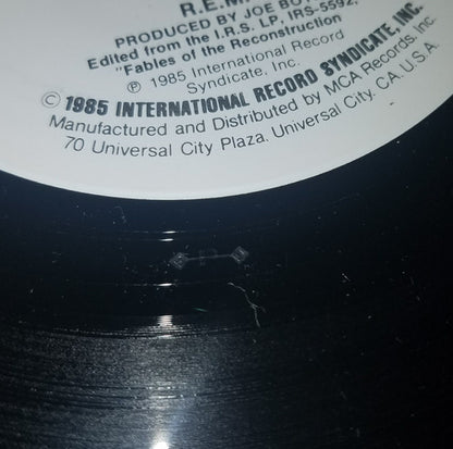 R.E.M. : Can't Get There From Here (7", Single, Promo, Pin)