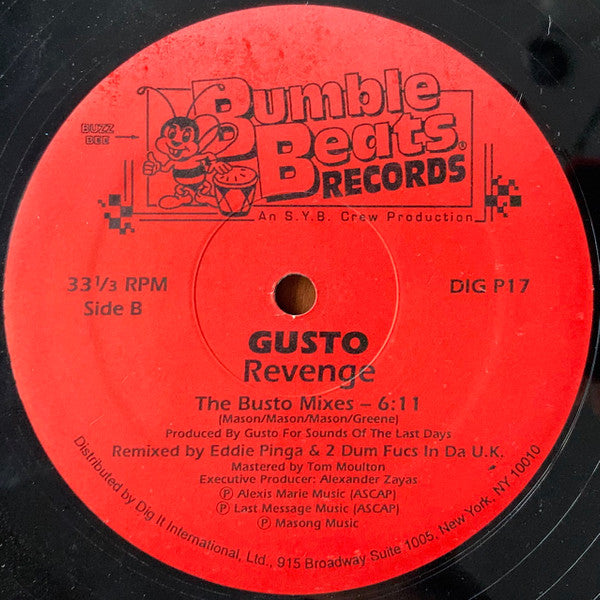 Martina Hall / Gusto : Happy To Enjoy / Revenge (12")