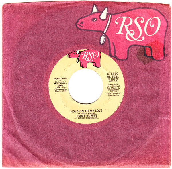 Jimmy Ruffin : Hold On To My Love (7", Single, Styrene, 72 )