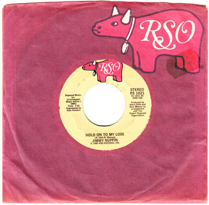 Jimmy Ruffin : Hold On To My Love (7", Single, Styrene, 72 )