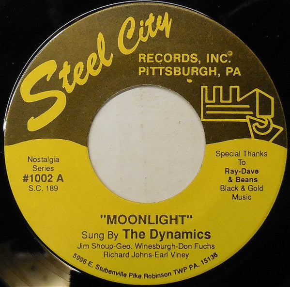 The Dynamics (14) : Moonlight (7", Single, RE)