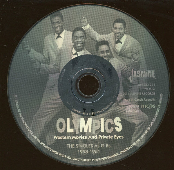 The Olympics : Western Movies And Private Eyes - The Singles As & Bs 1958 - 1961 (CD, Album, Comp, Mono)