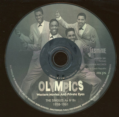 The Olympics : Western Movies And Private Eyes - The Singles As & Bs 1958 - 1961 (CD, Album, Comp, Mono)