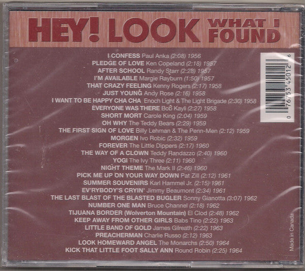 Various : Hey! Look What I Found Volume 1 (CD, Comp)