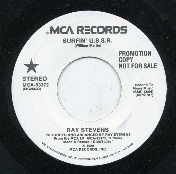 Ray Stevens : Surfin' U.S.S.R. (7", Single, Promo)
