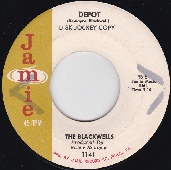 The Blackwells (2) : Depot / You Are Free I'm Alone (7", DJ )