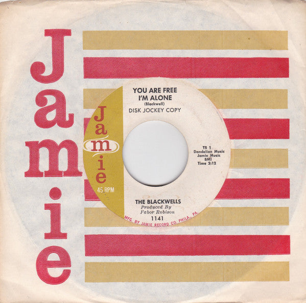 The Blackwells (2) : Depot / You Are Free I'm Alone (7", DJ )