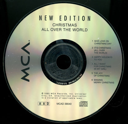New Edition : Christmas All Over The World (CD, Album, Club)