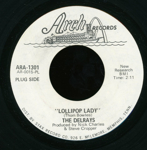 The Del-Rays (6) : Lollipop Lady (7", Single, Promo)