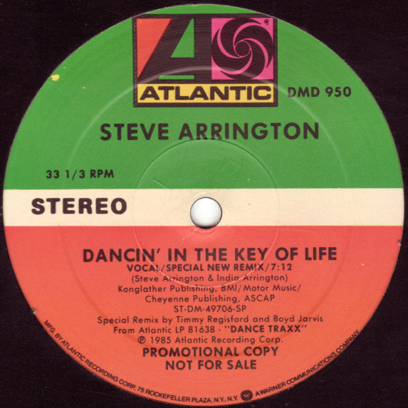 Shannon / Steve Arrington : Let The Music Play / Dancin' In The Key Of Life (New Special Remix Versions) (12", Promo)