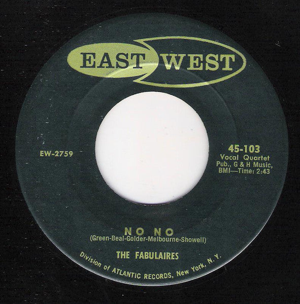 The Fabulaires : While Walking / No No (7")