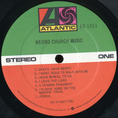 Various : Negro Church Music (LP, RE)