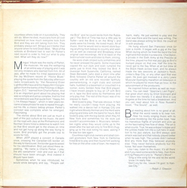 Charlie Parker : Charlie Parker (LP, Album + LP, Album + Album, Comp, Gat)
