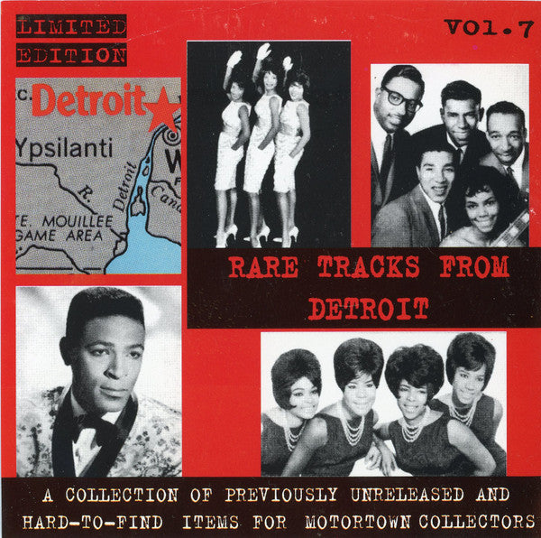 Various : Detroit (Rare Tracks From) Vol.7 (CD, Comp, Ltd, Unofficial)
