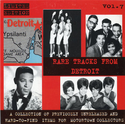 Various : Detroit (Rare Tracks From) Vol.7 (CD, Comp, Ltd, Unofficial)