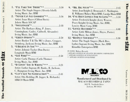 Various : The Soulful Sounds Of... Stax Volume I (CD, Comp)