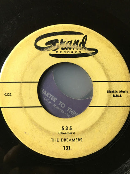 The Dreamers (31) : Tears In My Eyes / 535 (7", Single, RP, Thi)