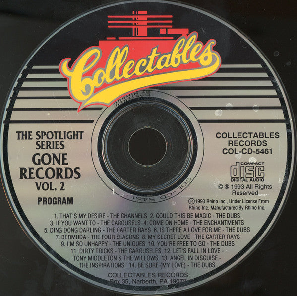 Various : Spotlite On Gone Records, Volume 2 (CD, Comp)