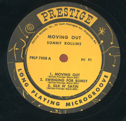 Sonny Rollins : Moving Out (LP, Album, Mono, RP)