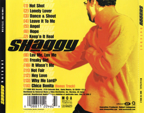Shaggy : Hot Shot (CD, Album, Enh)