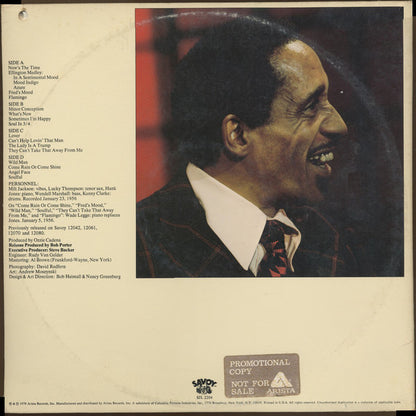 Milt Jackson : Second Nature (2xLP, Comp, Promo)