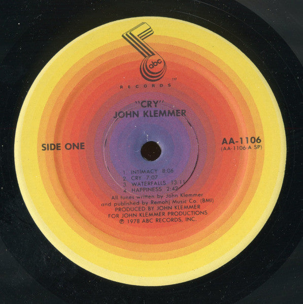 John Klemmer : Cry (LP, Album)