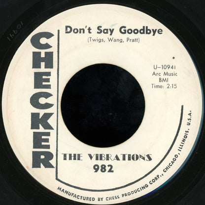 The Vibrations : Don't Say Goodbye / Stranded In The Jungle (7", Promo)