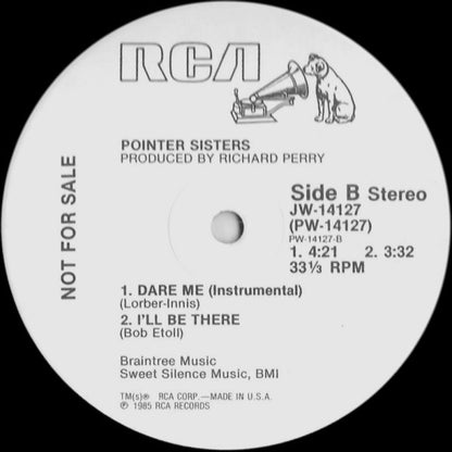 Pointer Sisters : Dare Me (12", Promo)