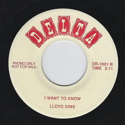 Alonzo Scales / Lloyd Sims : My Baby Likes To Shuffle / I Want To Know (7", Single, Promo, Unofficial)
