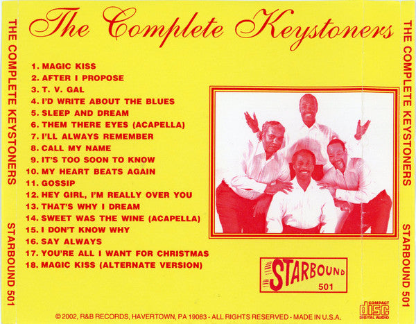 The Keystoners : The Complete Keystoners (CDr, Comp)