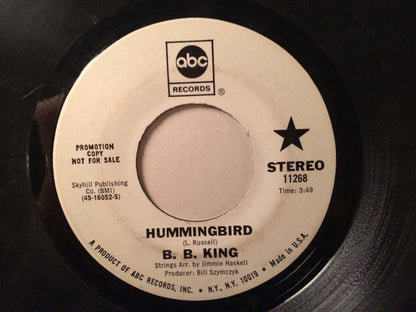 B.B. King : Hummingbird (7", Single, Mono, Promo)
