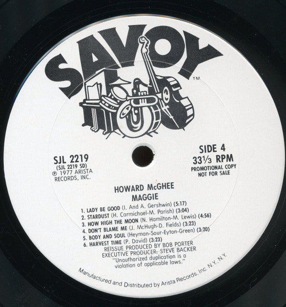 Howard McGhee : Maggie (2xLP, Comp, Promo)
