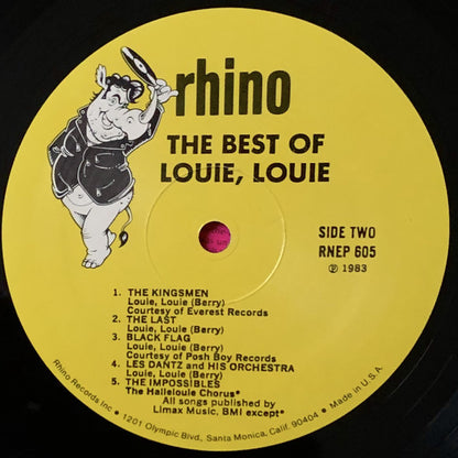 Various : The Best Of Louie, Louie (LP, Album, Comp)