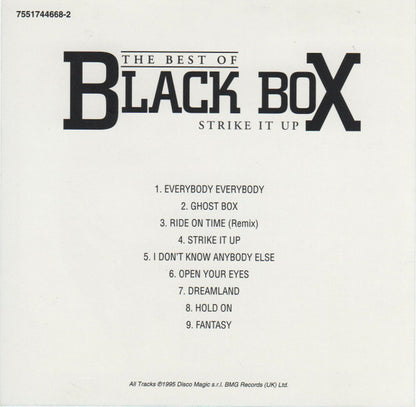Black Box : Strike It Up: The Best Of Black Box (CD, Comp)