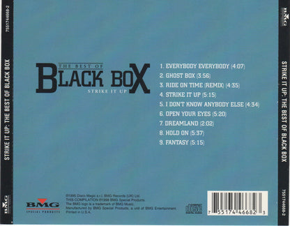 Black Box : Strike It Up: The Best Of Black Box (CD, Comp)