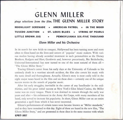 Glenn Miller And His Orchestra : Glenn Miller Plays Selections From The Film "The Glenn Miller Story" (2x7", Album, EP, Comp)