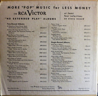 Glenn Miller And His Orchestra : Glenn Miller Plays Selections From The Film "The Glenn Miller Story" (2x7", Album, EP, Comp)