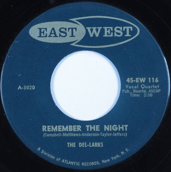 Del-Larks : Lady Love / Remember The Night (7")