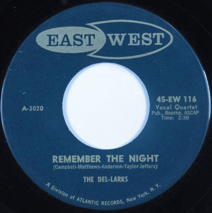 Del-Larks : Lady Love / Remember The Night (7")