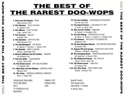 Various : The Best Of The Rarest Doo-Wops (CD, Comp)