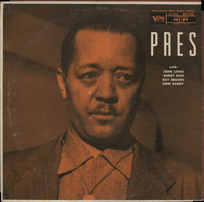 Lester Young And His Orchestra : Pres (LP, Album, Mono, RE)