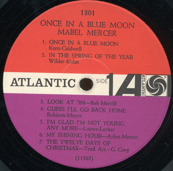Mabel Mercer : Once In A Blue Moon (LP, Album, Mono, RP)
