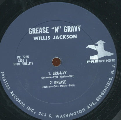 Willis Jackson : Grease 'N' Gravy (LP, Album, Mono, RP)