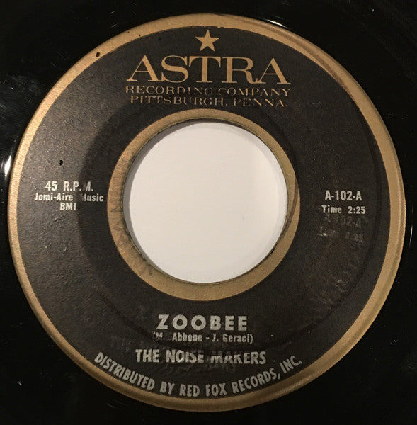 The Noise Makers : Zoobee / Panic (7", RE, Bla)